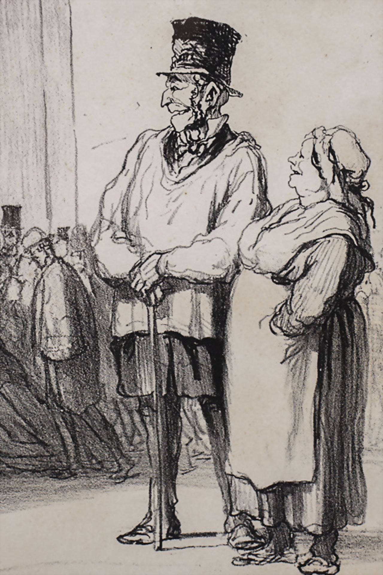 Honoré DAUMIR (1808-1879), 'Sag mal Mann' - Bild 4 aus 5