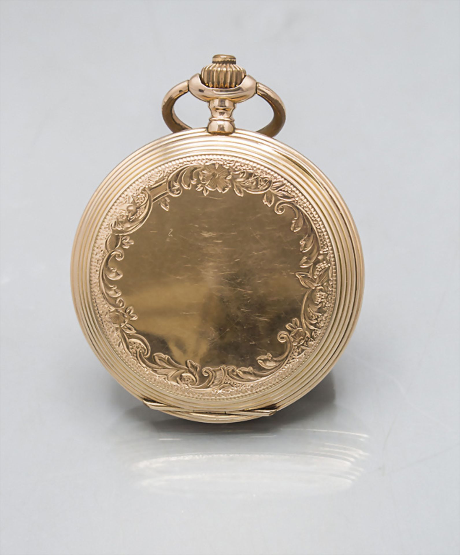 Savonette / Taschenuhr / A 14 ct gold pocket watch, Schweiz/Swiss, um 1910 - Image 9 of 9
