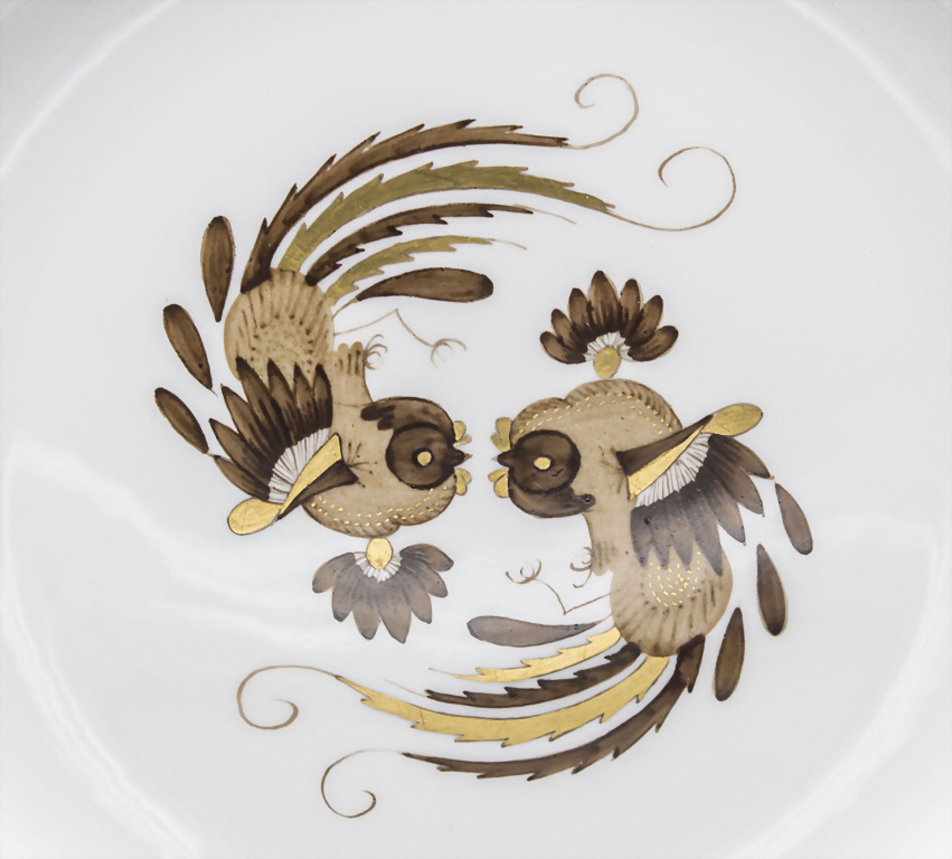 Speiseteller 'Reicher Drache' / A dinner plate with 'Rich Dragon' decoration, Meissen, Ende 19. Jh. - Image 2 of 3