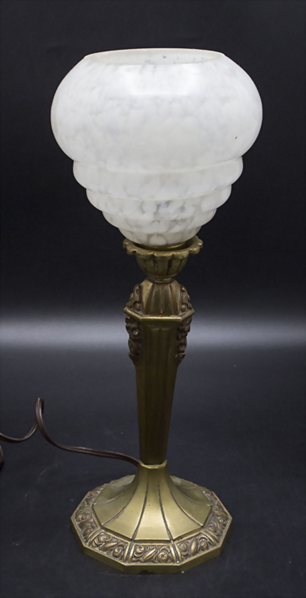 Art Déco Tischlampe / an Art Deco table lamp, Frankreich, um 1930