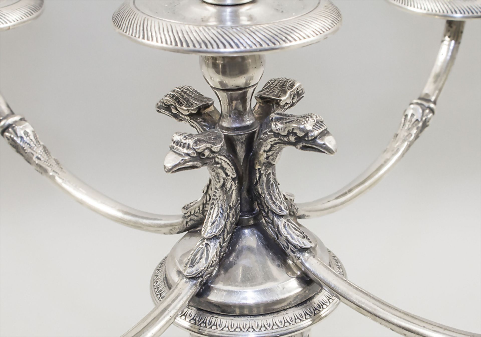 Paar Girandolen / A pair of silver candle holders, Florenz/Firenze, 20. Jh. - Image 2 of 6