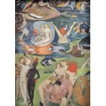 Unbekannter Künstler des 20. Jh., nach Hieronymus BOSCH (1450-1516) 'Der Garten der Lüste' / ...