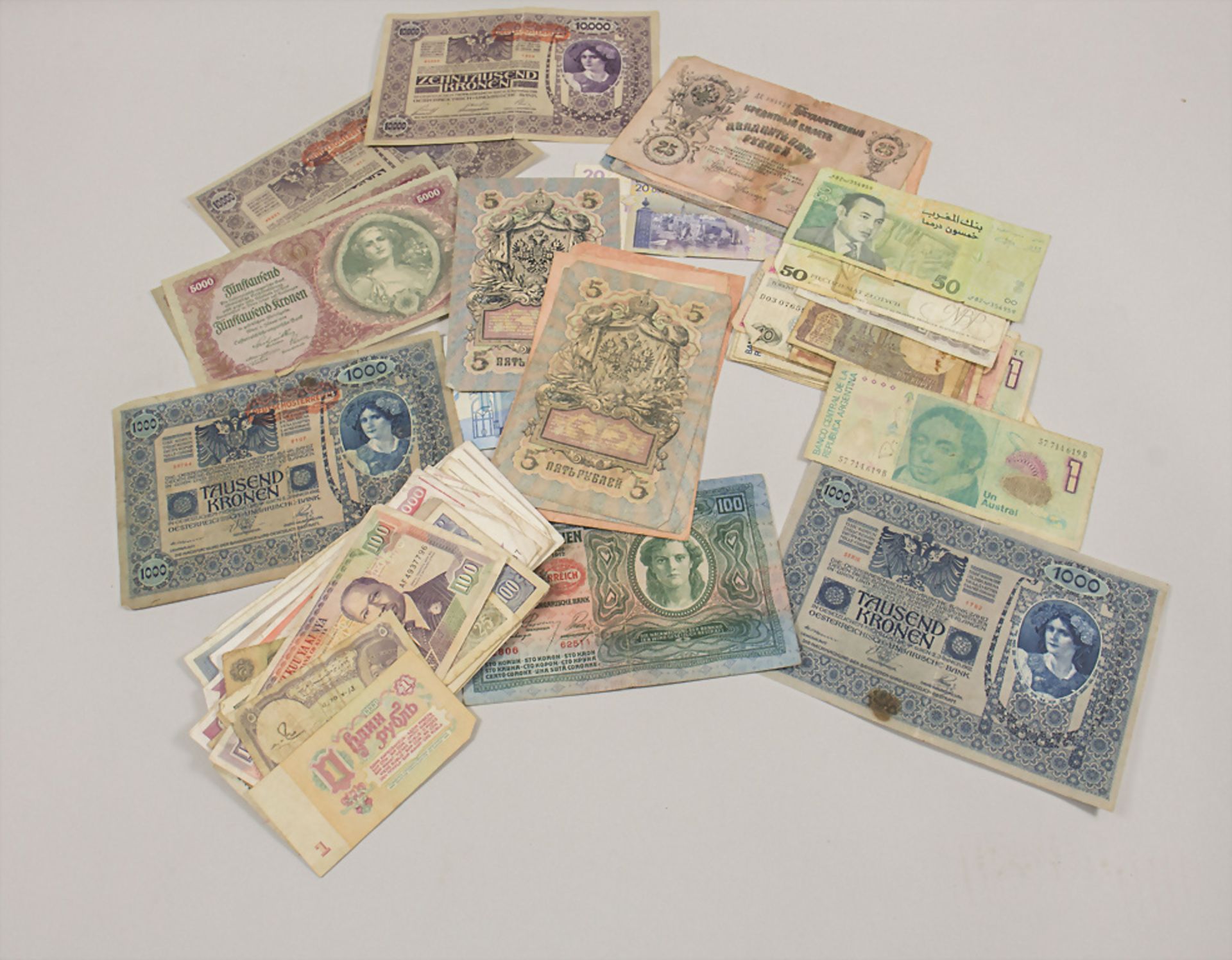 Banknoten aus Aller Welt