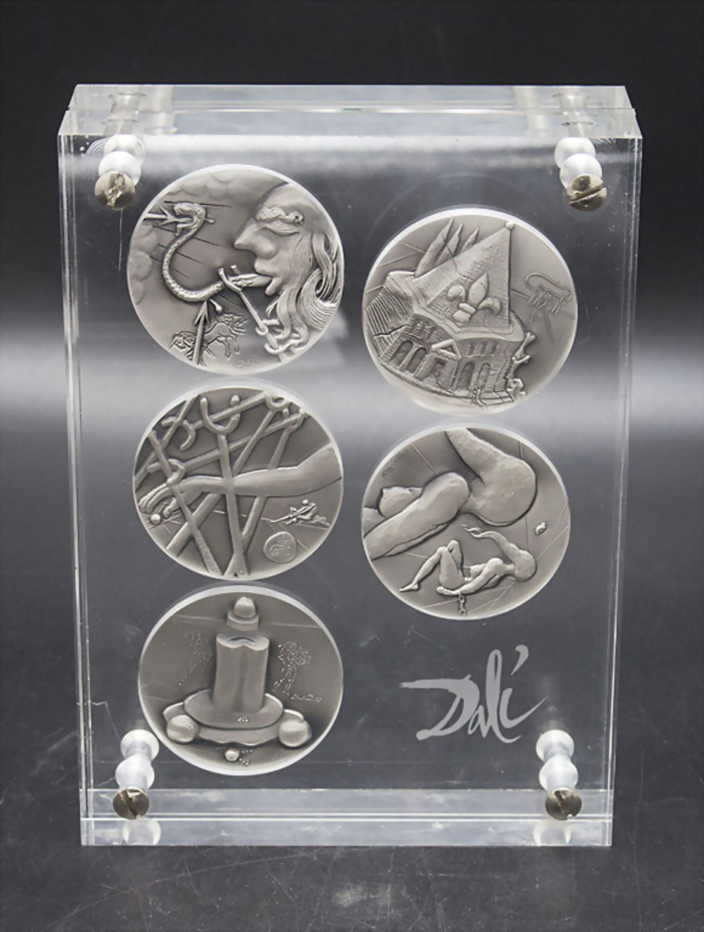 Dalí, Salvador (1904-1989), 5 Medaillen / 5 medals, 1975