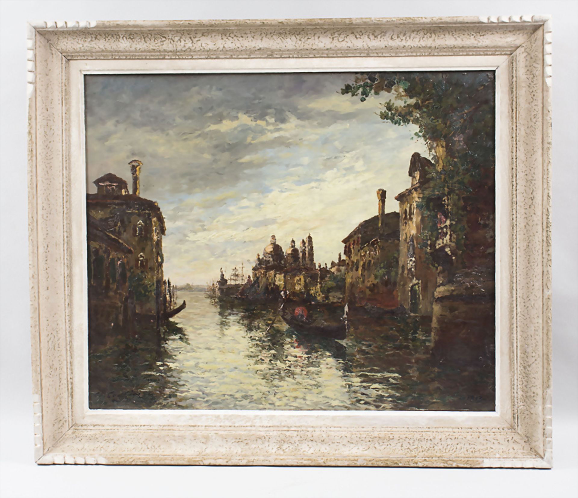 Charles Eugène COUSIN (19./20. Jh.), 'Ansicht von Venedig' / 'A view of Venice', 1913 - Image 2 of 6