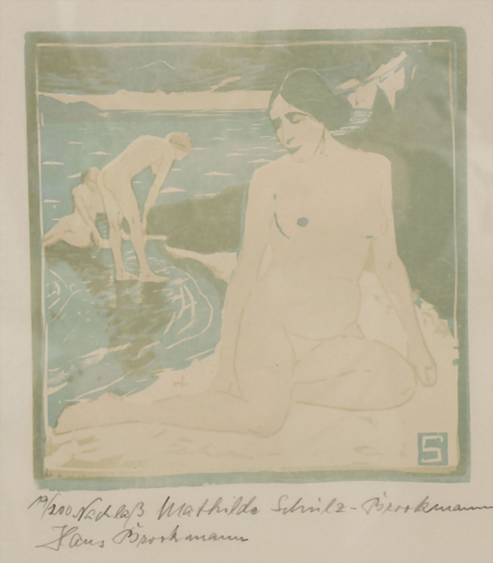 Schulz-Brookmann Matilde (1890-1970), um 1915