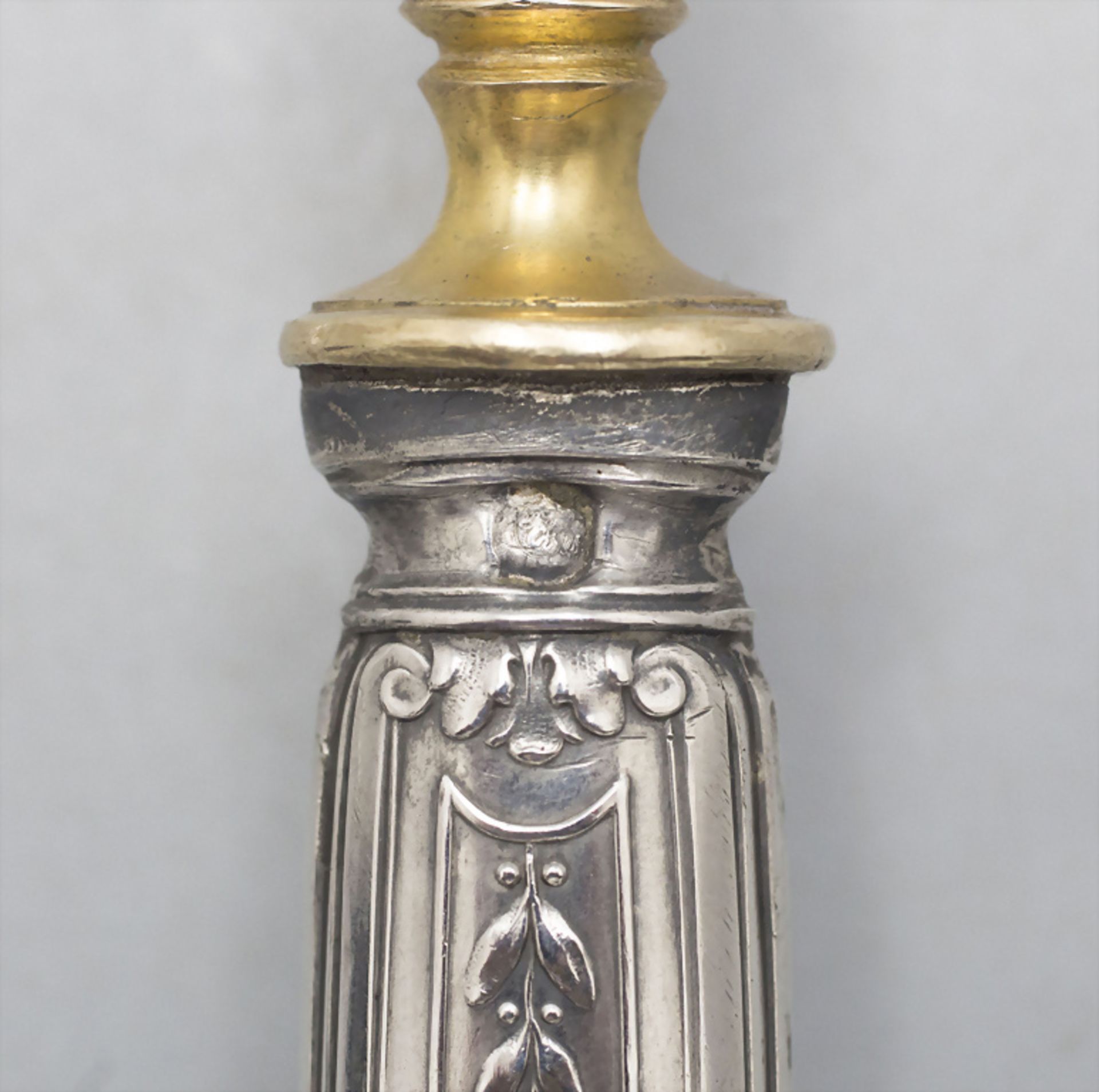 Saucenkelle / A silver gravy ladle, Paris, um 1900 - Image 2 of 5