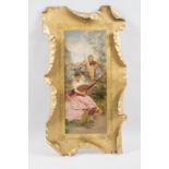 Wanddekoration 'Die Personifikation der Musik' / A wall decoration 'The personification of ...