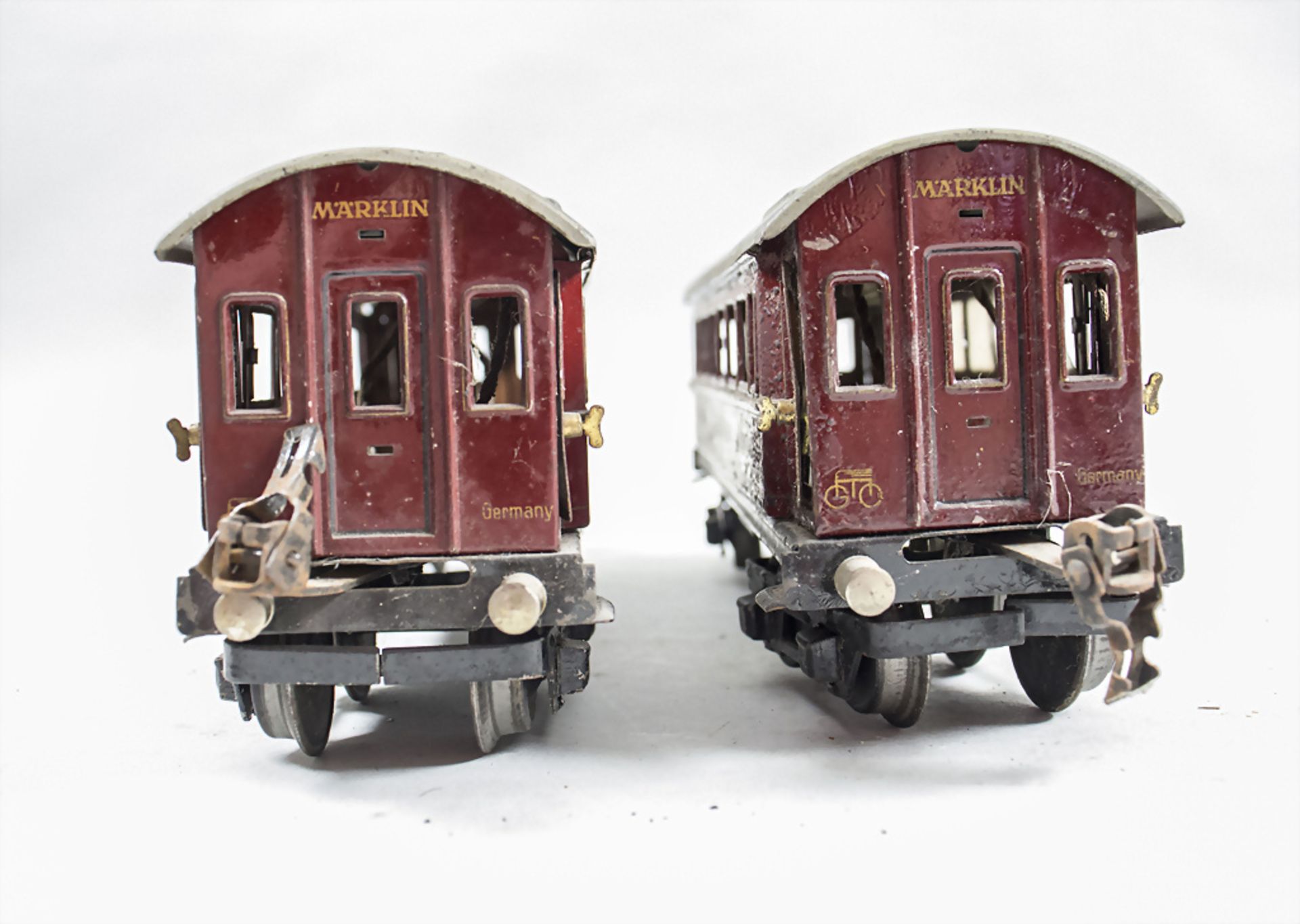 Konvolut Märklin Spur 0 'Mitropa / deutsche Reichsbahn' 3 Waggon / Wägen - Bild 7 aus 8