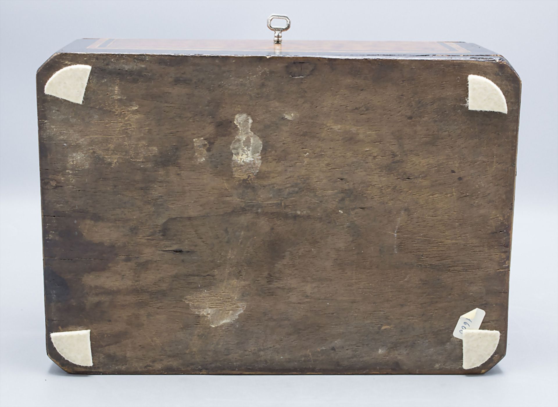 Zwei Holzschatullen / Two wooden caskets, deutsch, 19. Jh. - Image 5 of 8