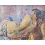 Unbekannter Künstler des 20. Jh., Expressiver Frauenakt / An expressive female nude, 1923
