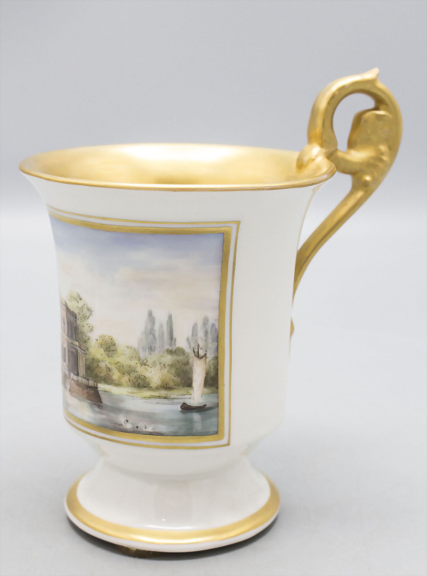 Ansichtentasse 'Marmorpalais in Potsdam' / A cup with a view, KPM Berlin, 1913 - Bild 4 aus 7