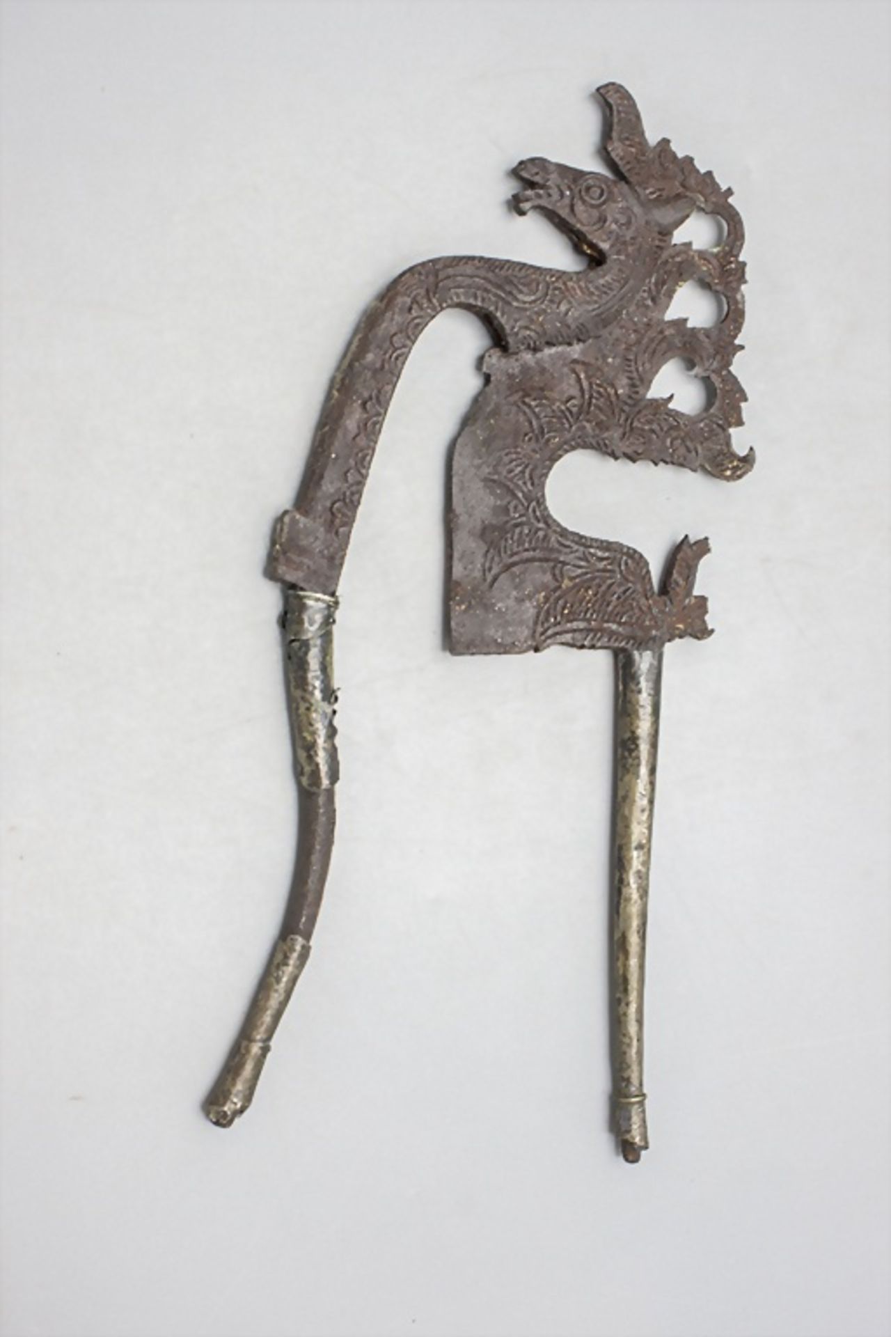Konvolut Bronzewaren / A collection of 3 bronze items, Indien, Anfang 20. Jh. - Bild 3 aus 5