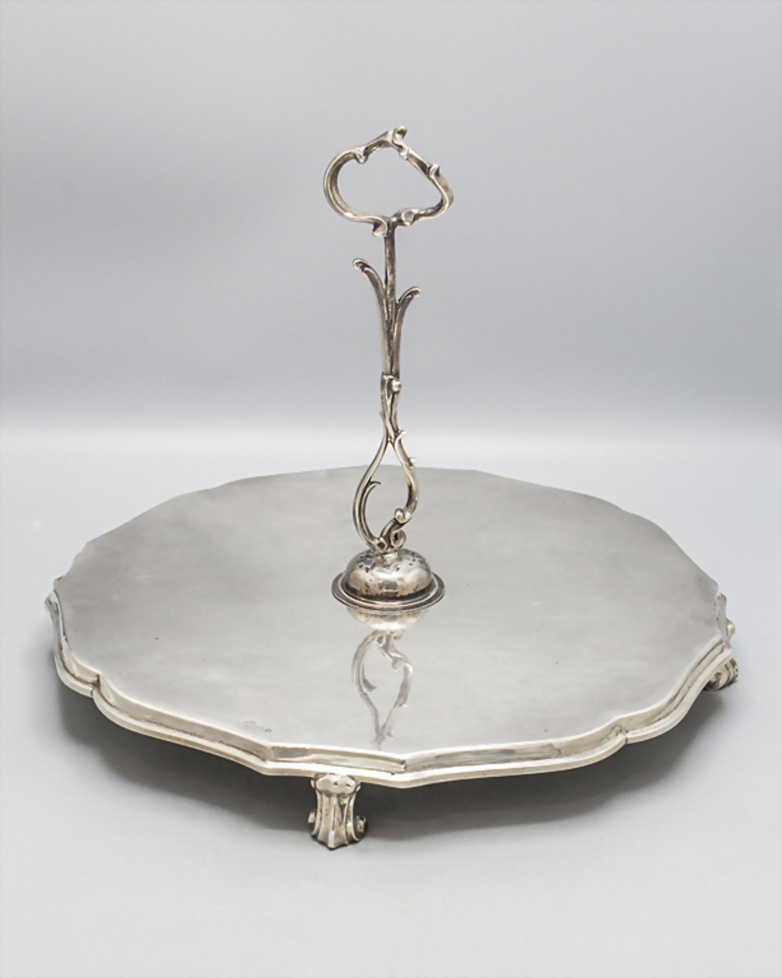 Barock Gebäck-Servierplatte / A Baroque silver serving plate, Venedig/Venice, 18. Jh.