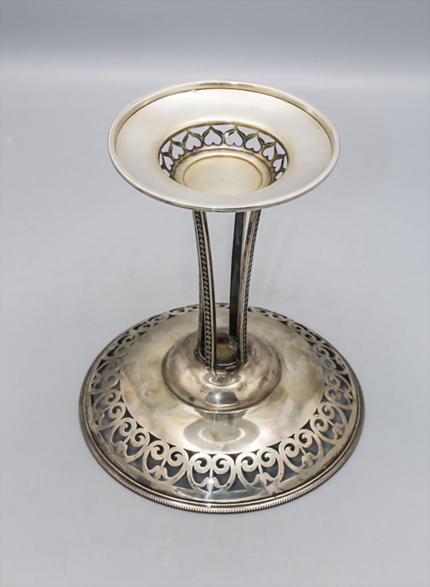 Jugendstil Obstschale / An Art Nouveau silver fruit bowl, Wien, um 1900 - Image 3 of 4
