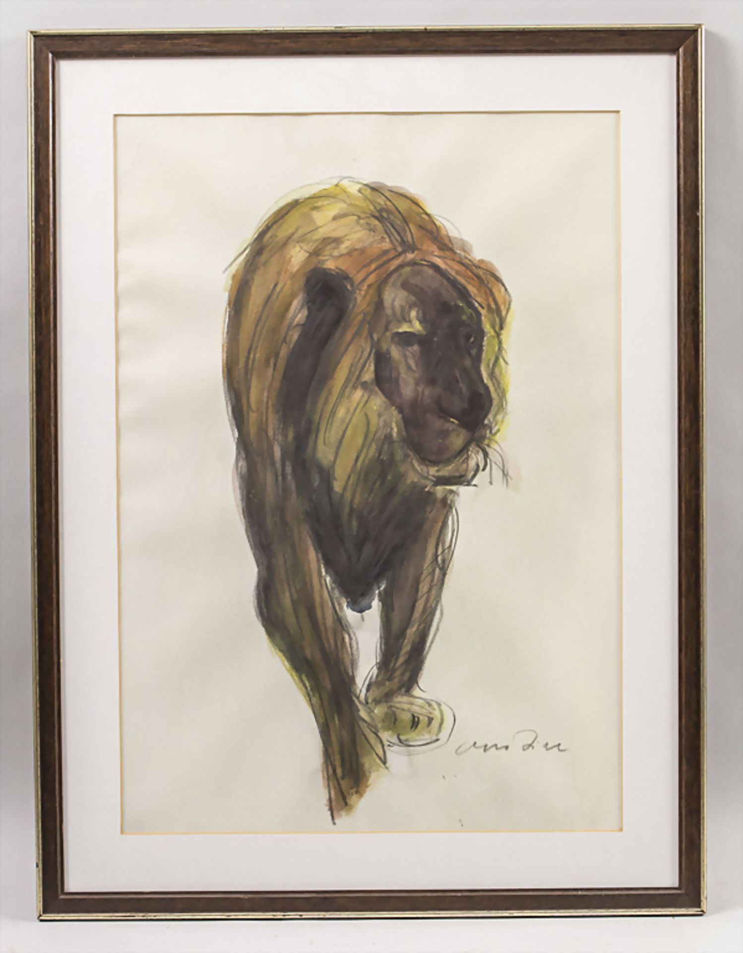 Otto DILL (1884-1957), 'Schreitender Löwe'/ 'Striding lion' - Image 2 of 4