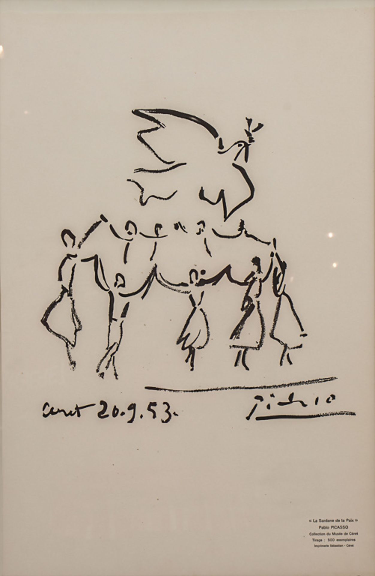 Pablo PICASSO (1881-1973), 'La Sardane de la Paix', Collection du Museé de Céret