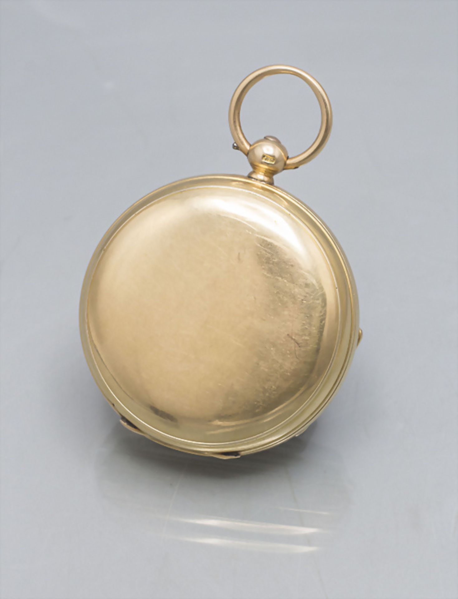 Offene Taschenuhr / An 18 ct gold open faced pocket watch, Hugh Wilkie, Glasgow, um 1900 - Image 8 of 8
