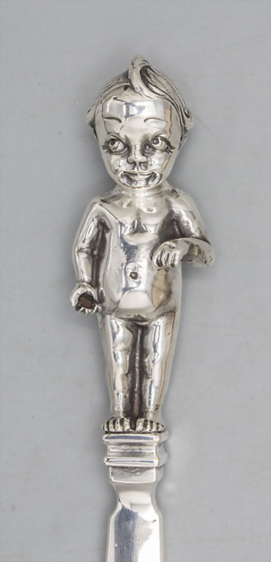 Art Déco Brieföffner u. Petschaft 'Kewpie Doll' / A rare Art Deco letter opener and seal with ... - Bild 3 aus 6
