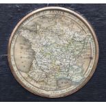 Miniatur 'Carte Generale de la France divisee en 83 Departemens', J. Chereau, Paris, 1793