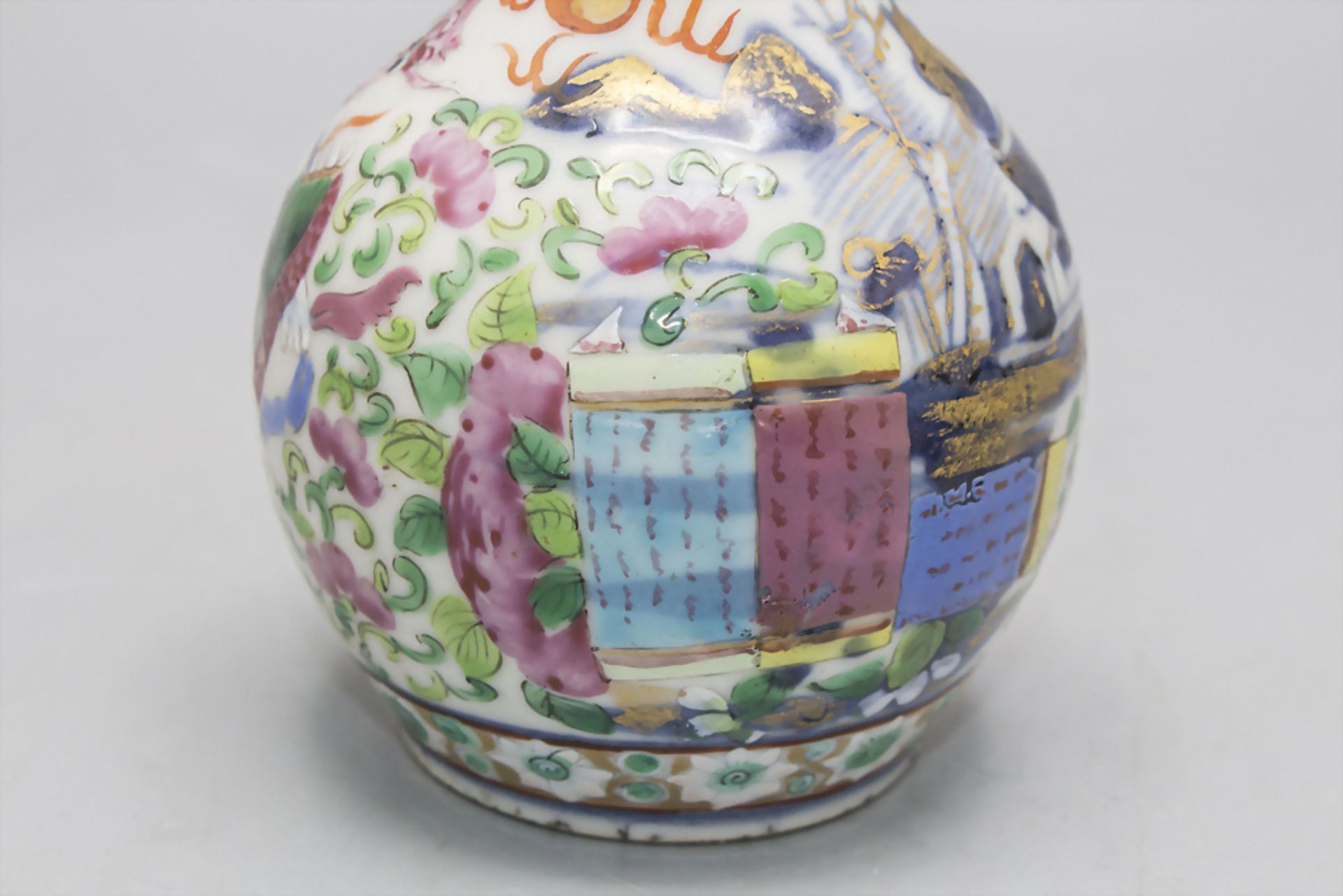 Enghalsvase / A vase, China, Qing-Dynastie (1644-1911) - Image 5 of 7