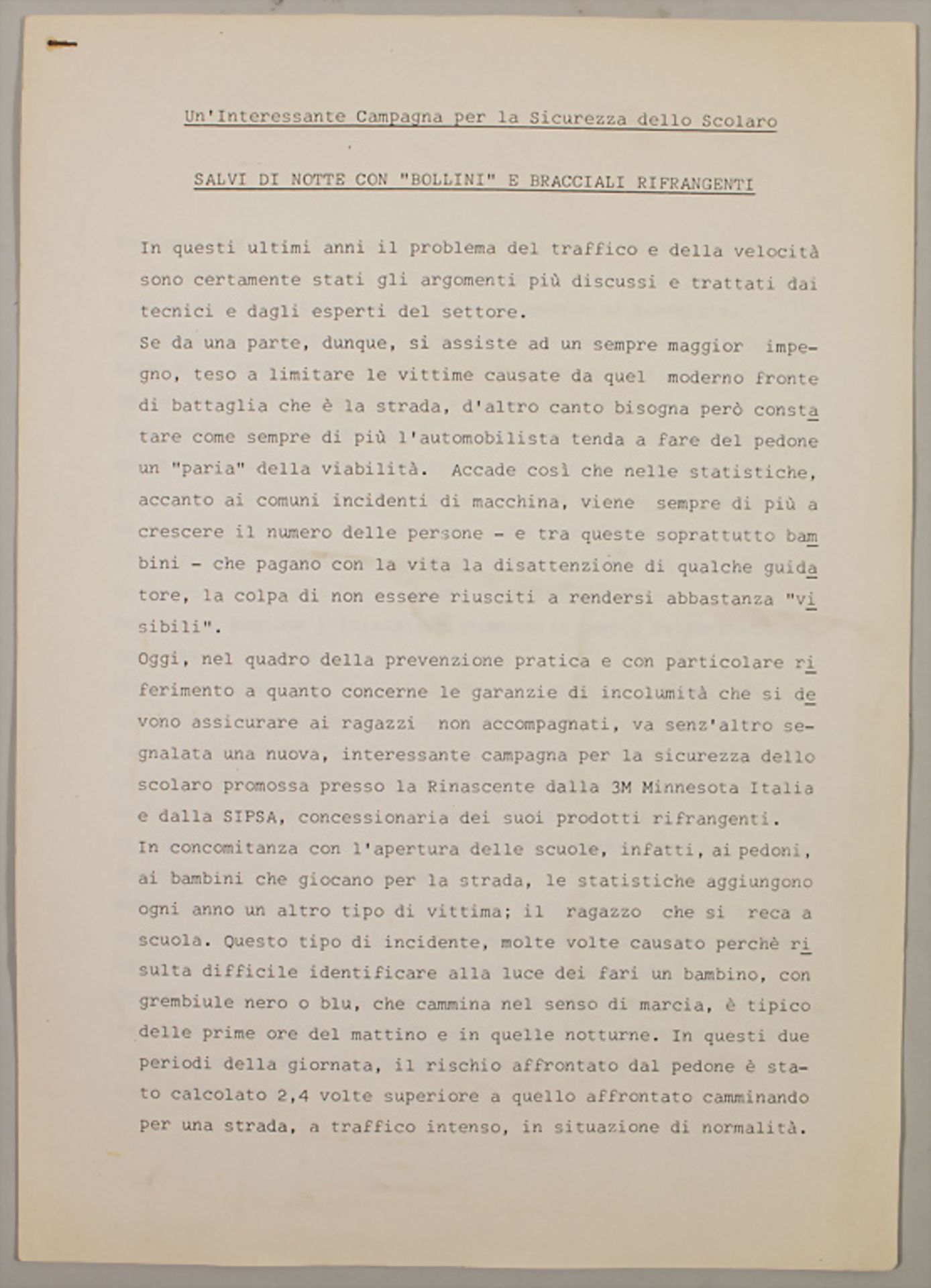 10 Pressefotografien, Negative, Pressetexte 'Verkehr', Italien, 1966 - Image 6 of 9