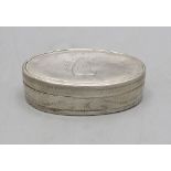 Tabatiere / Schnupftabakdose / A silver snuff box, Frankreich, 1819-34