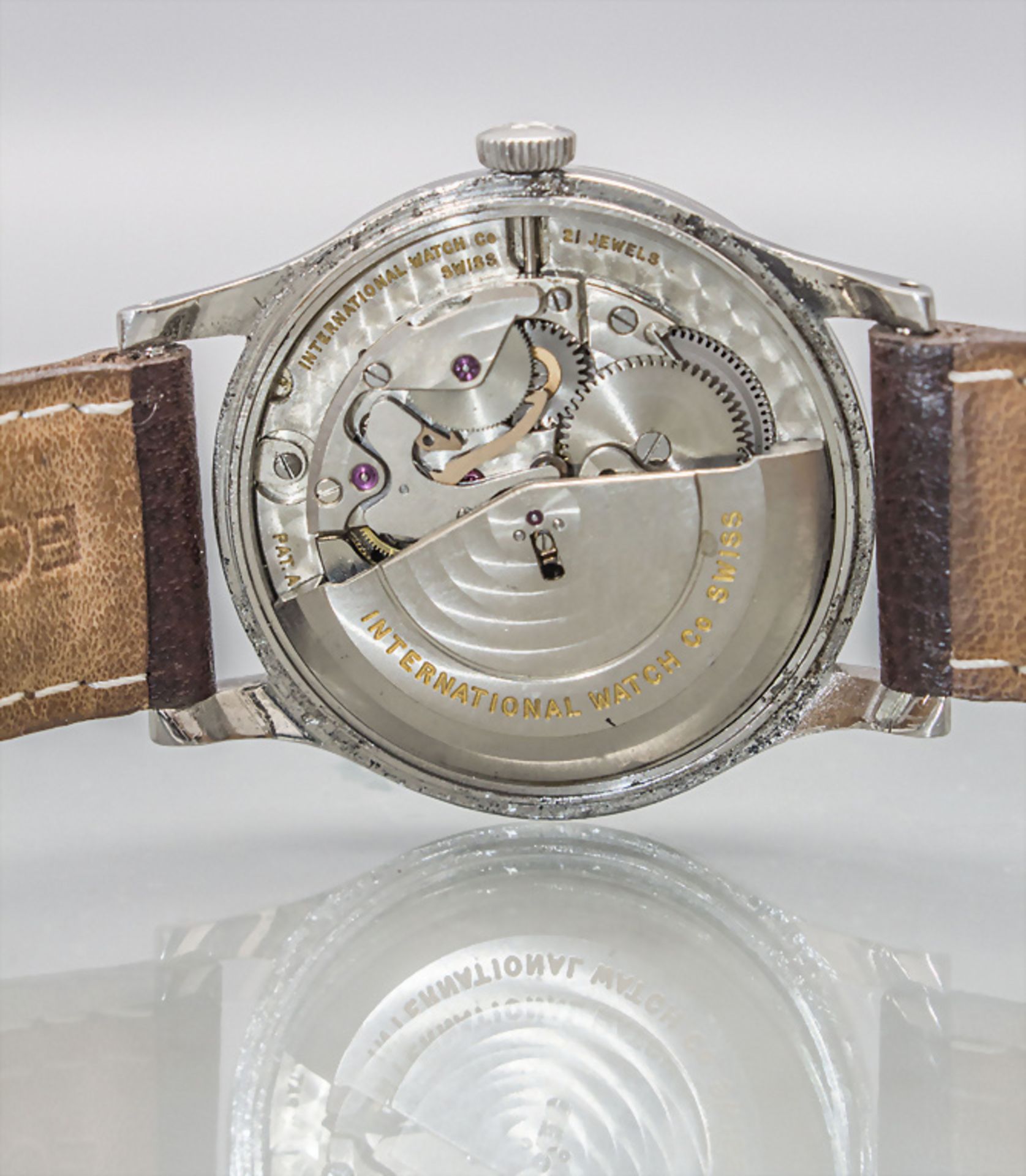 HAU IWC Automatik / A men's wristwatch, Schaffhausen, um 1953 - Image 3 of 6