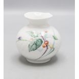 Vase Wellenspiel 'Waldflora mit Insekten' / A vase with wild cherries and insect, Sabine ...