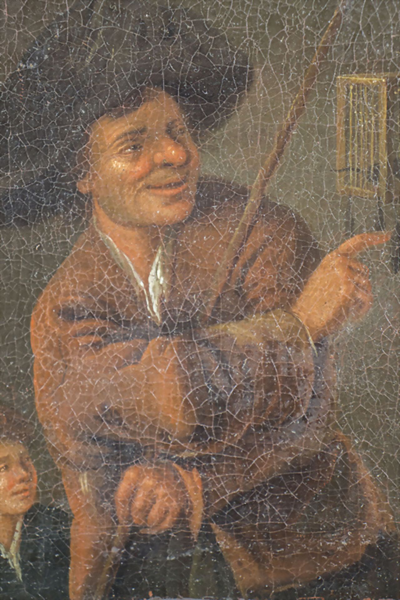 Unbekannter Maler des 16./17. Jh., 'Der Rattenfänger' / 'The rat catcher' - Bild 3 aus 4