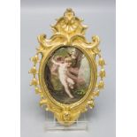 Feine Email Amorette / A fine enamelled cherub, Frankreich, um 1860