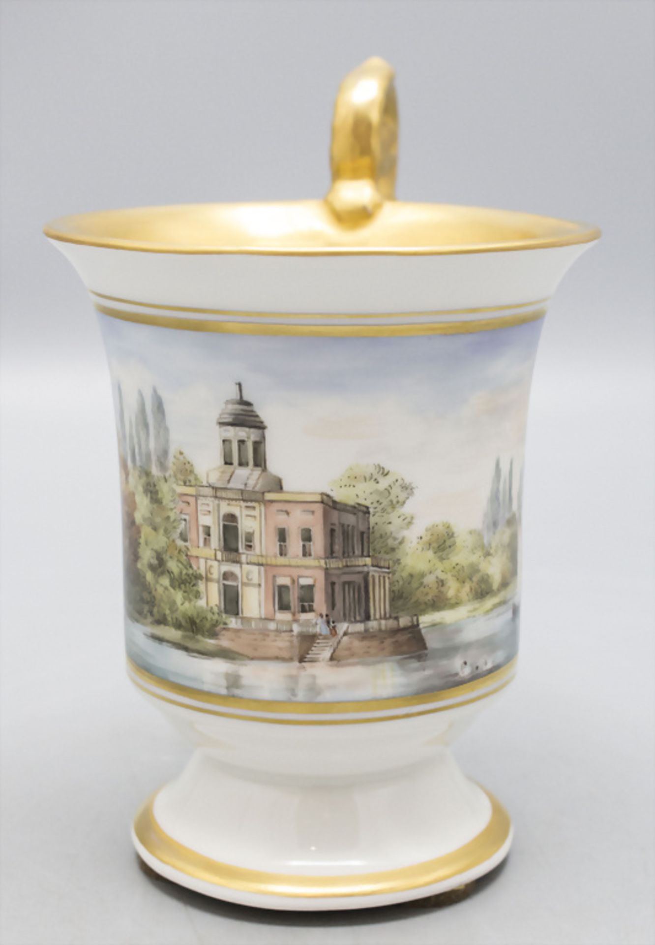 Ansichtentasse 'Marmorpalais in Potsdam' / A cup with a view, KPM Berlin, 1913