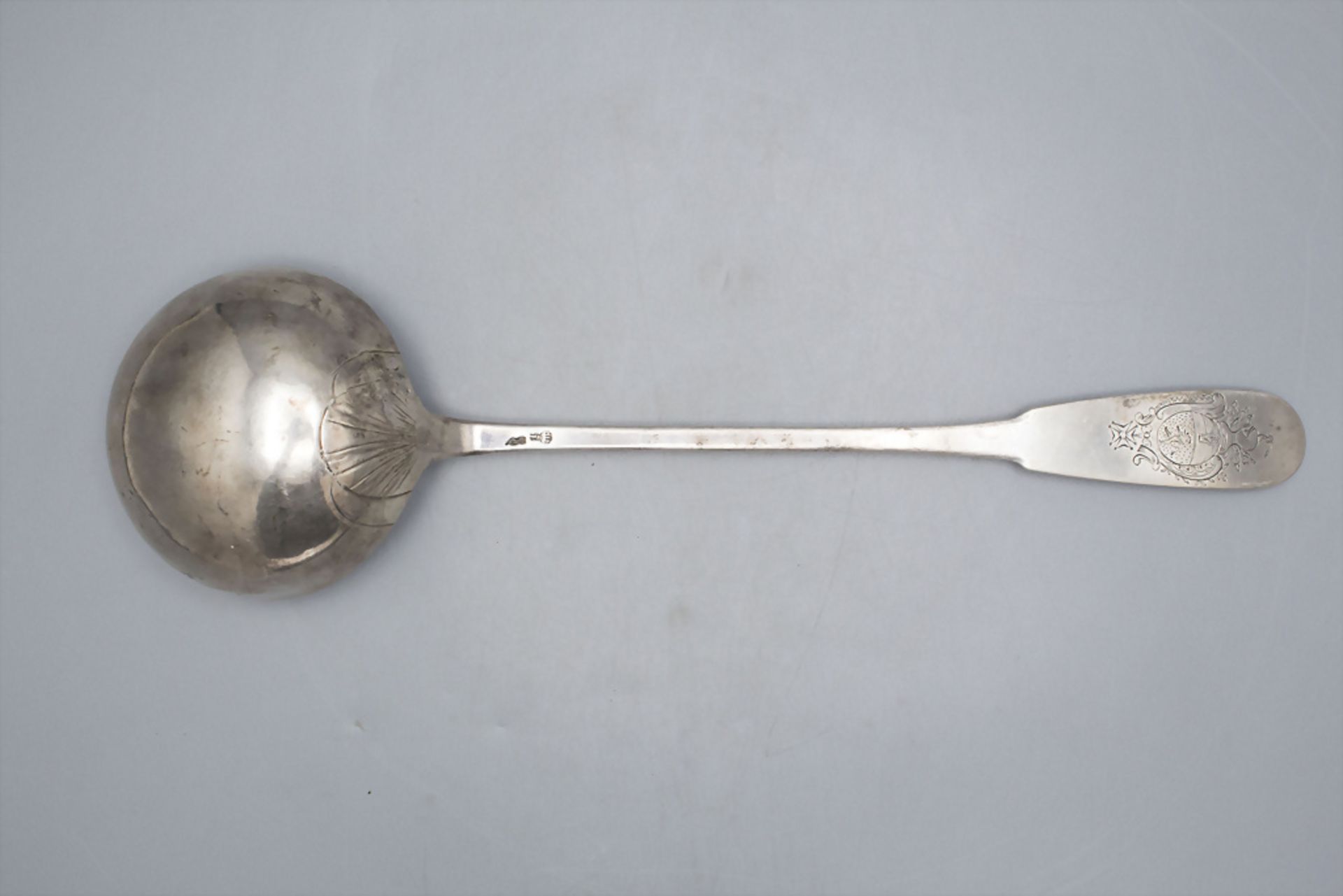 Barock Schöpfkelle / A Baroque silver ladle, St. Omer, 1788 - Image 2 of 5