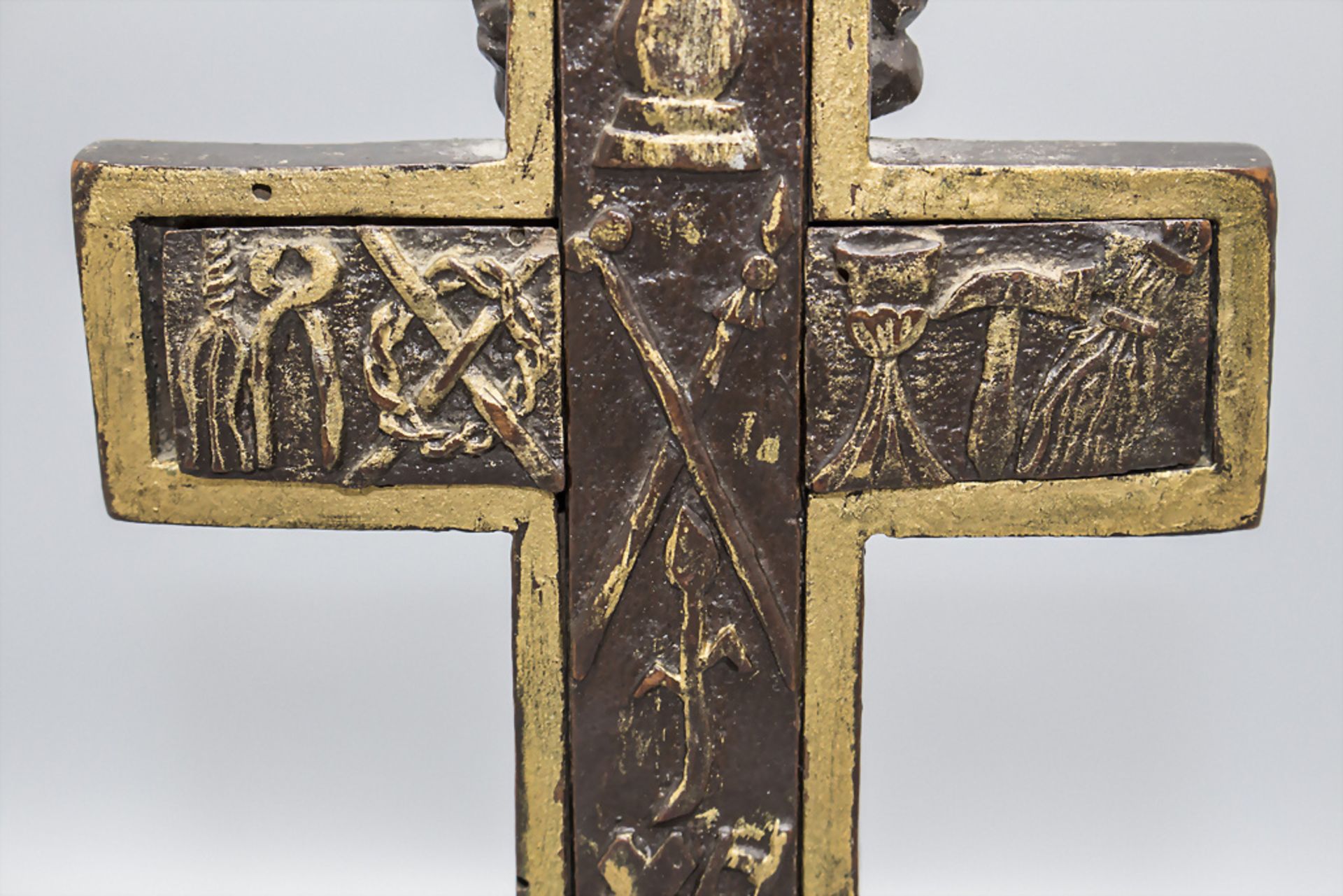 Reliqienkreuz / A reliquiary cross, wohl süddeutsch - Image 4 of 4