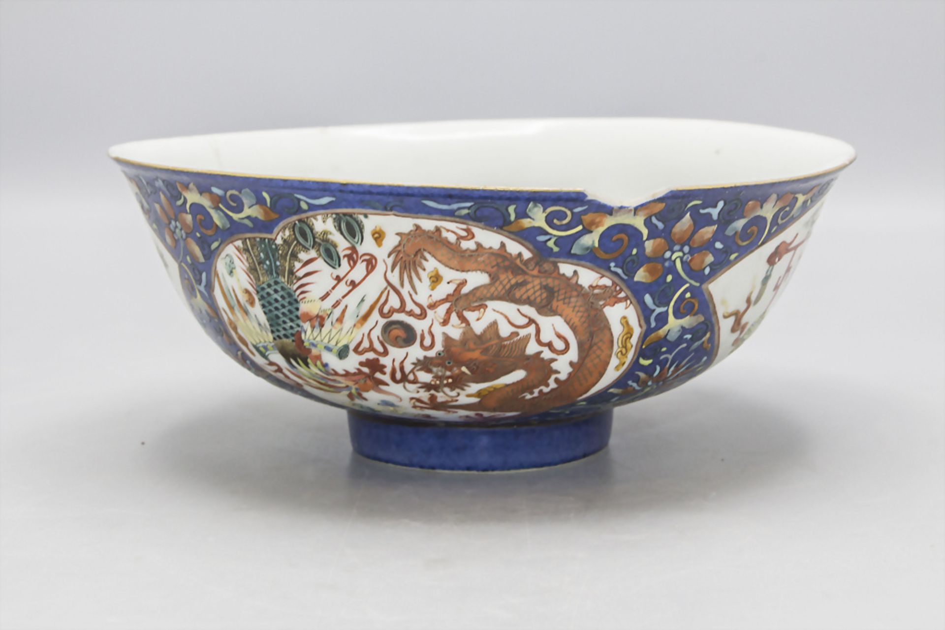 Kumme / A porcelain bowl, Qing-Dynastie (1644-1911), 18./19. Jh. - Image 4 of 7