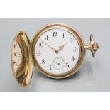 Savonette / Taschenuhr / A 14 ct gold pocket watch, Schweiz/Swiss, um 1910