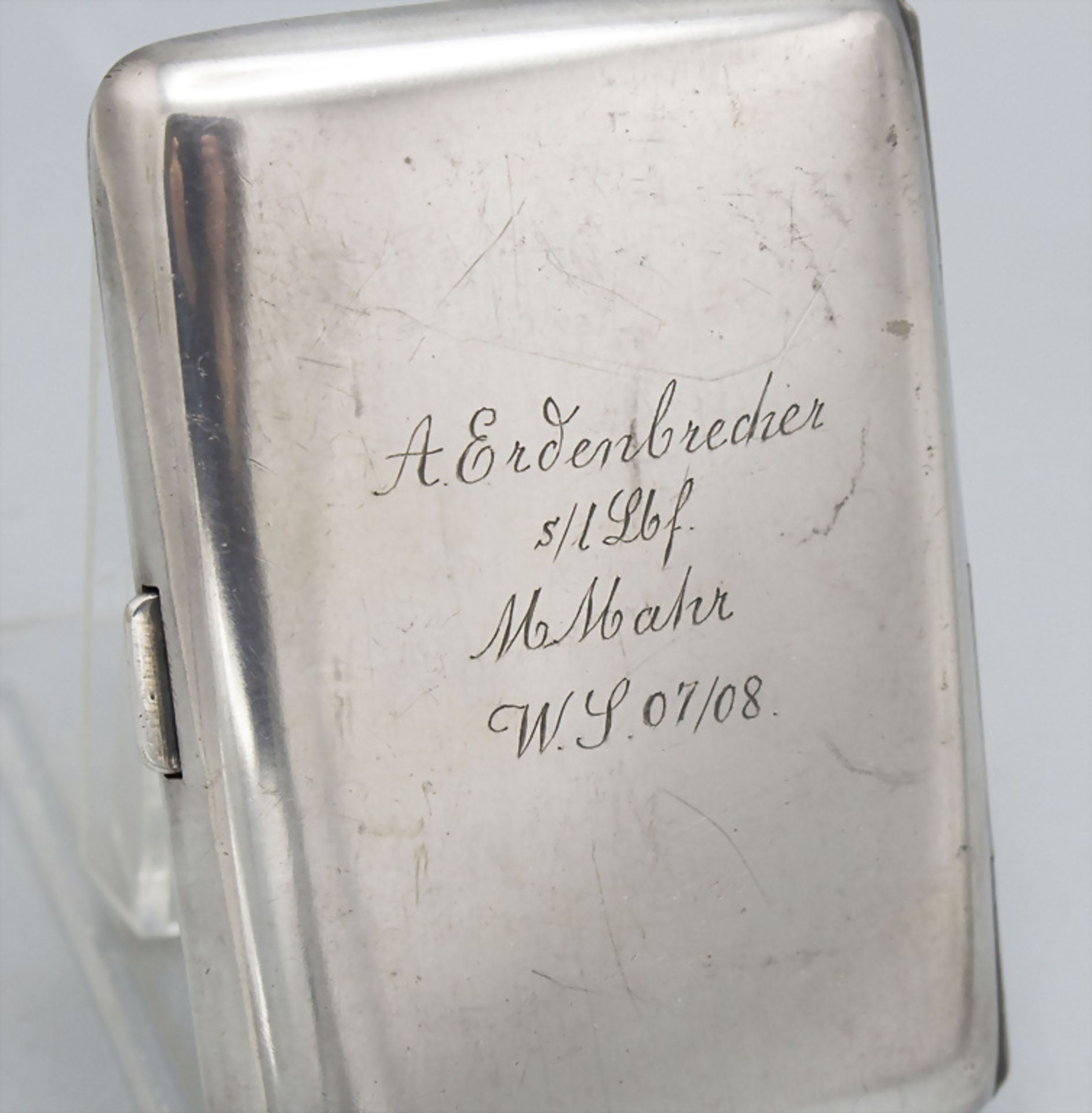 Jugendstil Zigarettenetui / Studentenverbindung / Art Nouveau cigarette case, WMF, Geislingen, ... - Image 3 of 4