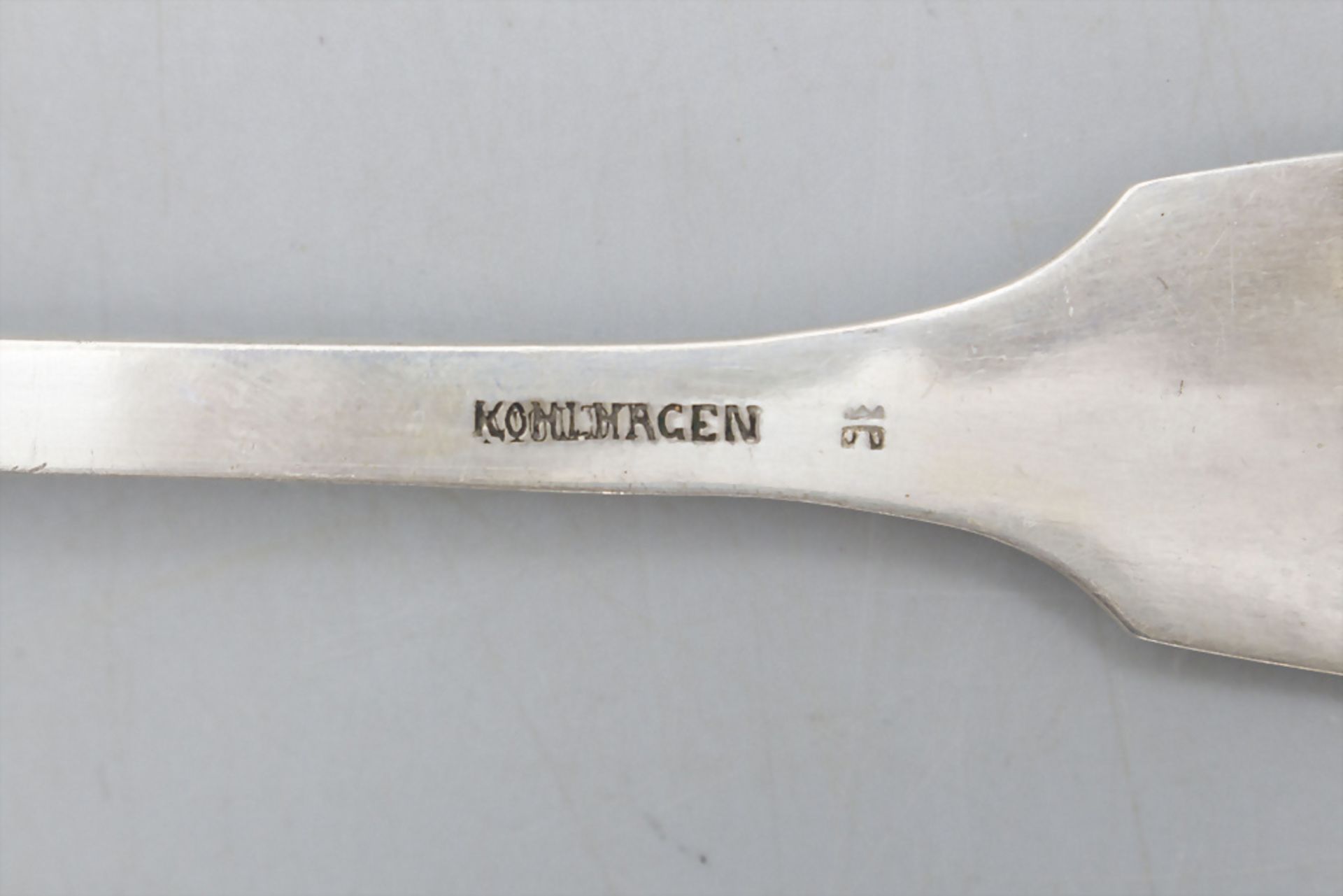 Silberkelle / A silver ladle, Kohlhagen, Neubrandenburg, um 1875 - Image 3 of 3