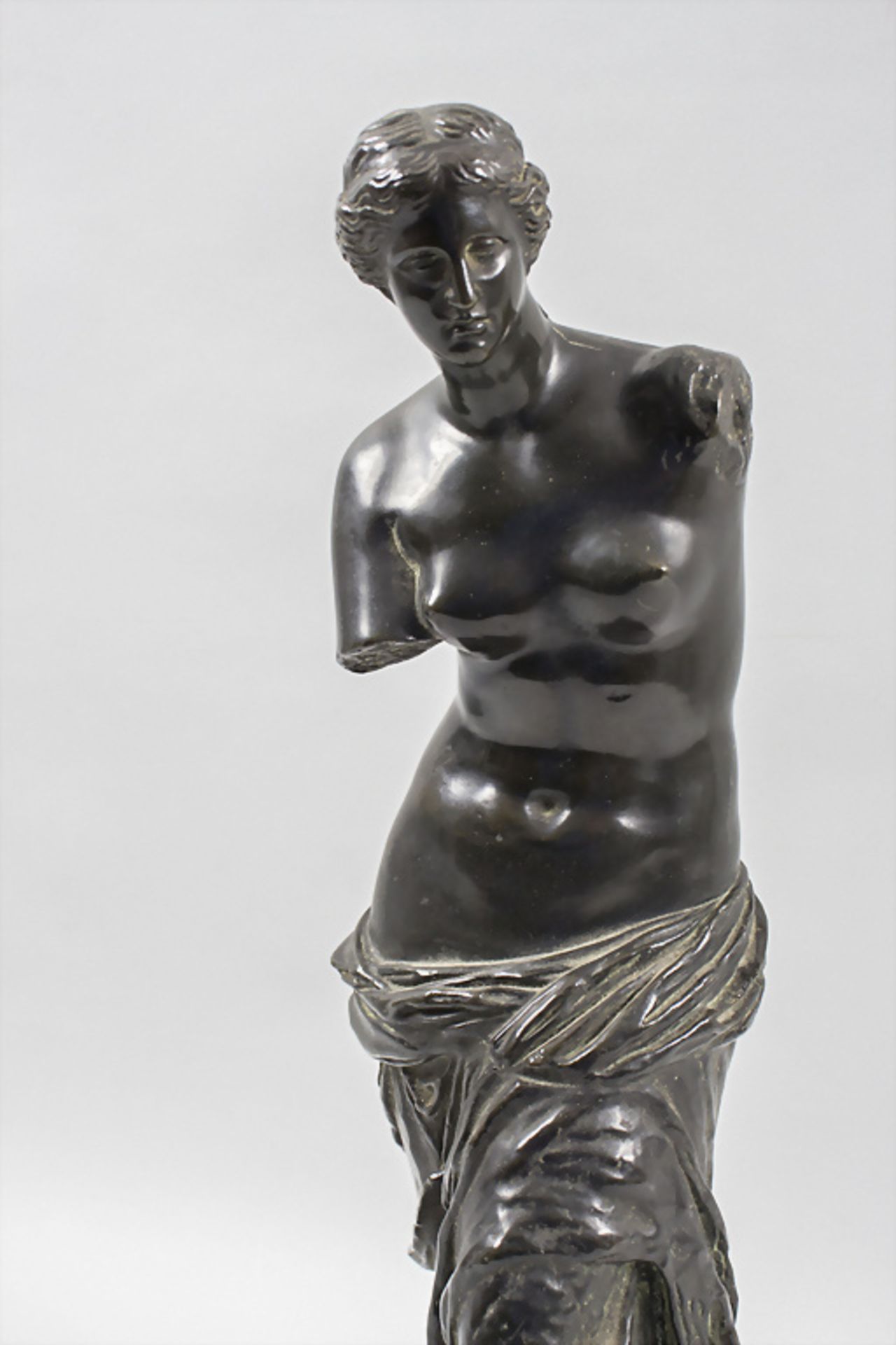 Bronzeplastik 'Venus von Milo', Göttin Aphrodite, Frankreich, 19. Jh. - Bild 2 aus 5