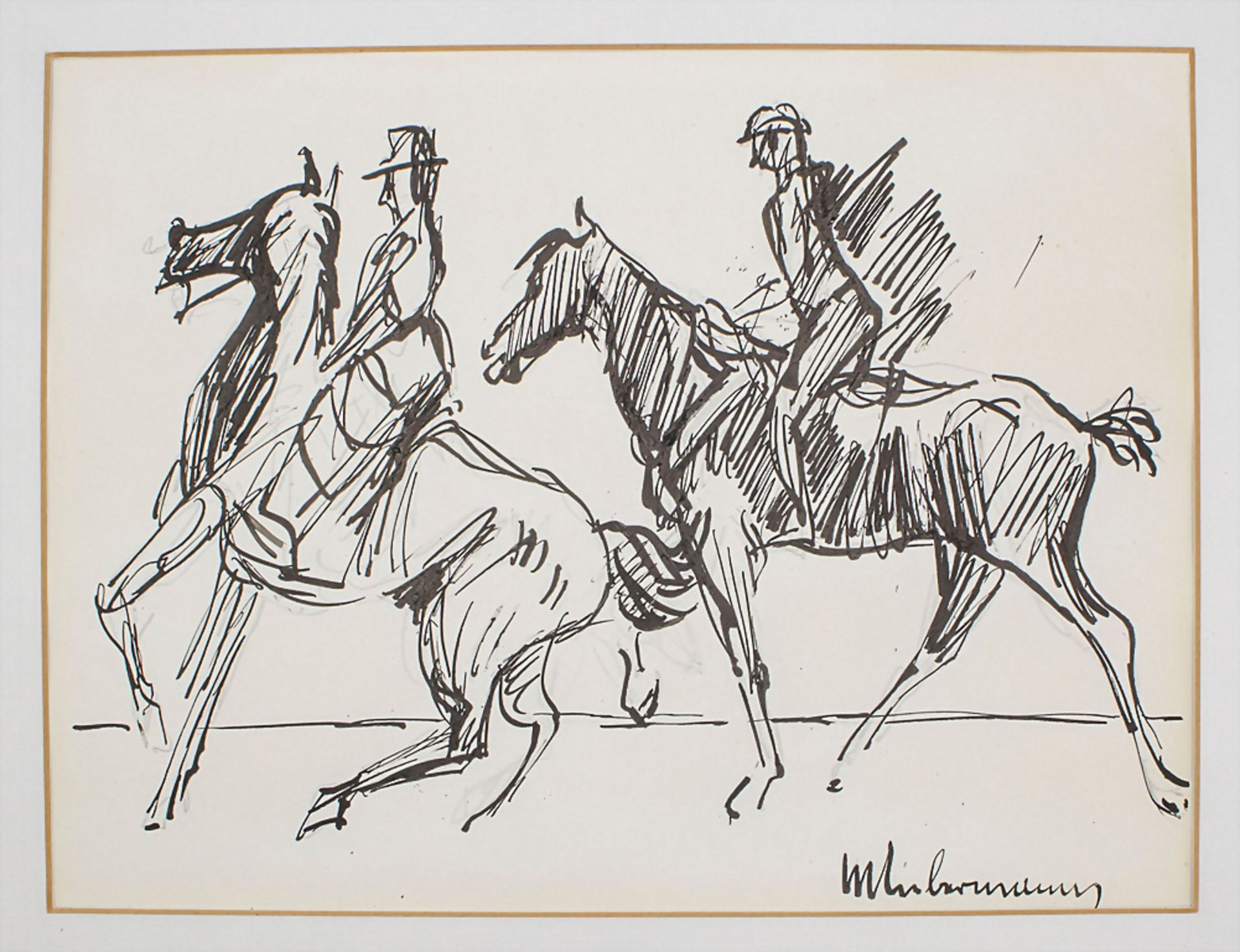 Max LIEBERMANN (1847-1935), zugeschrieben, 'Zwei Reiter' / attributed, 'Two riders'