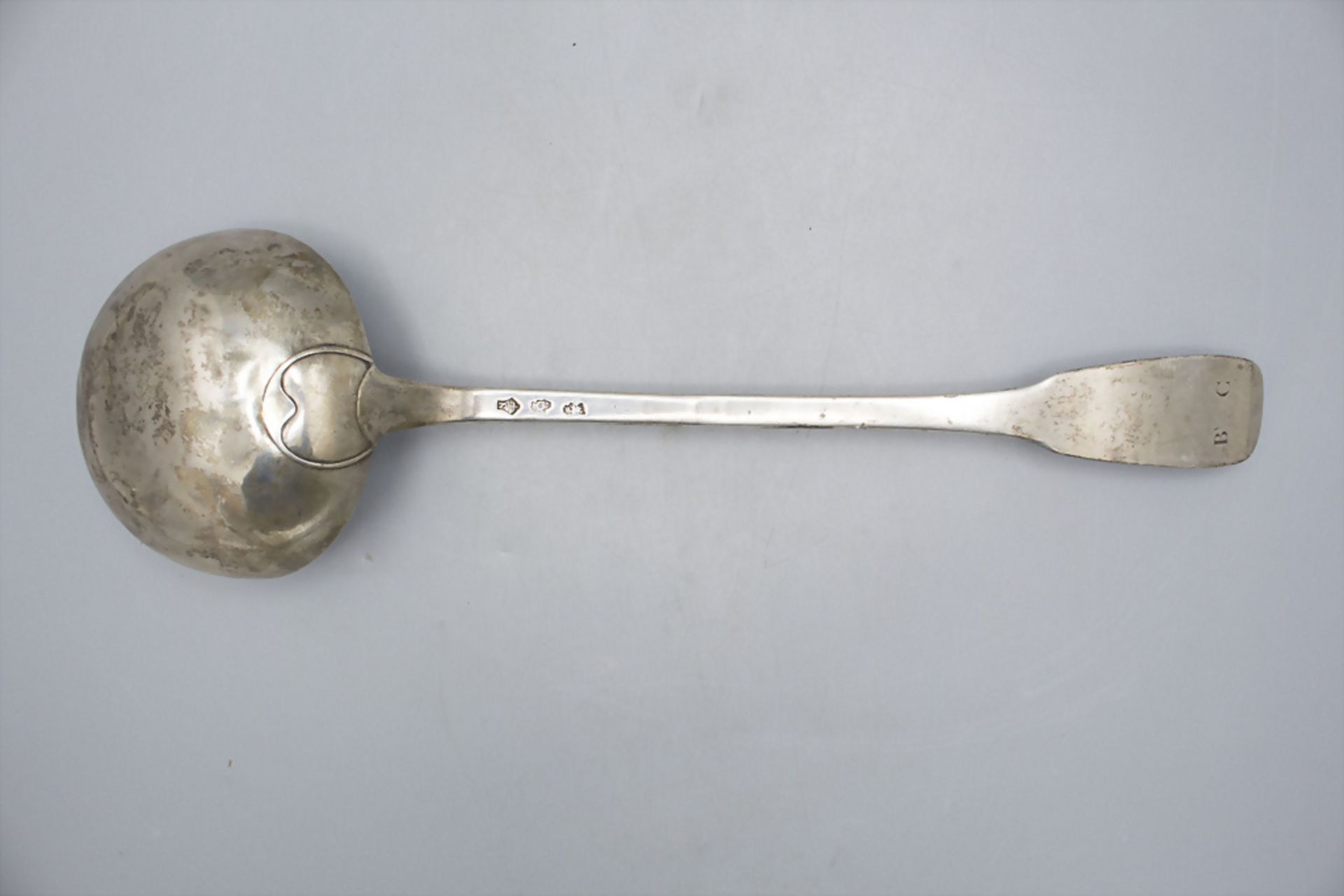 Barock Schöpfkelle / A Baroque silver ladle, Arras, um 1765 - Bild 2 aus 4