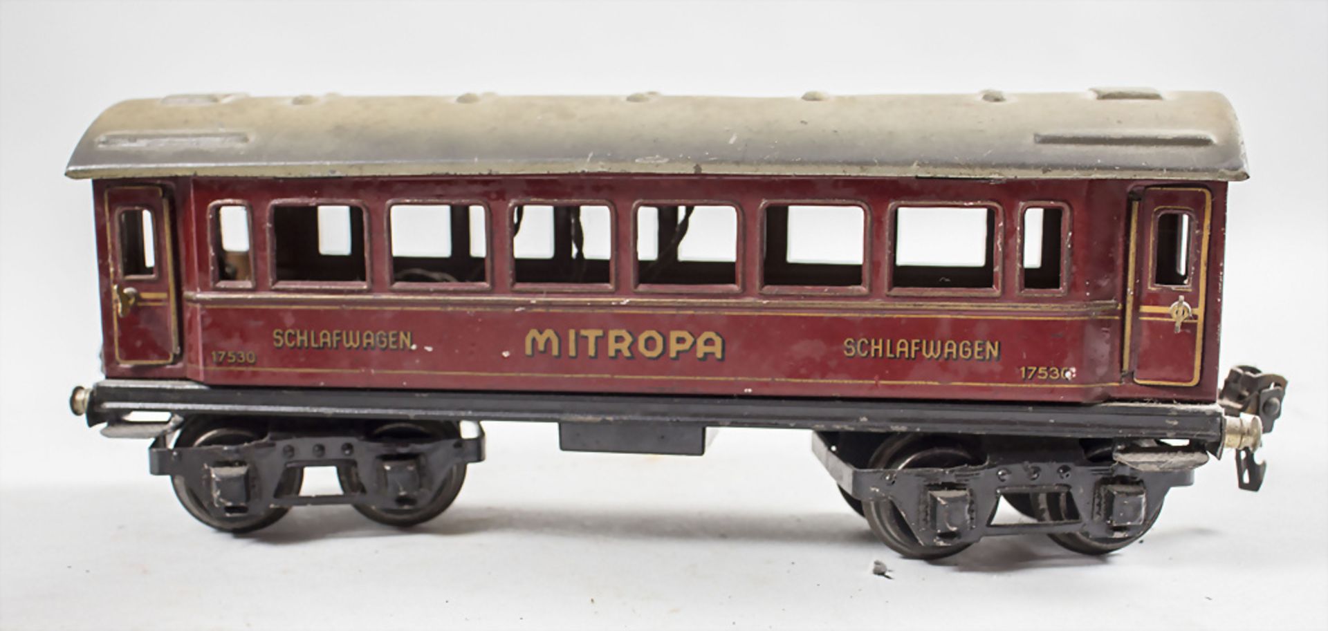 Konvolut Märklin Spur 0 'Mitropa / deutsche Reichsbahn' 3 Waggon / Wägen - Bild 3 aus 8