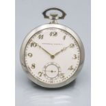 Offene Art Déco Taschenuhr / An 18 ct gold open faced watch, Tavannes Watch Co. Swiss, um 1925