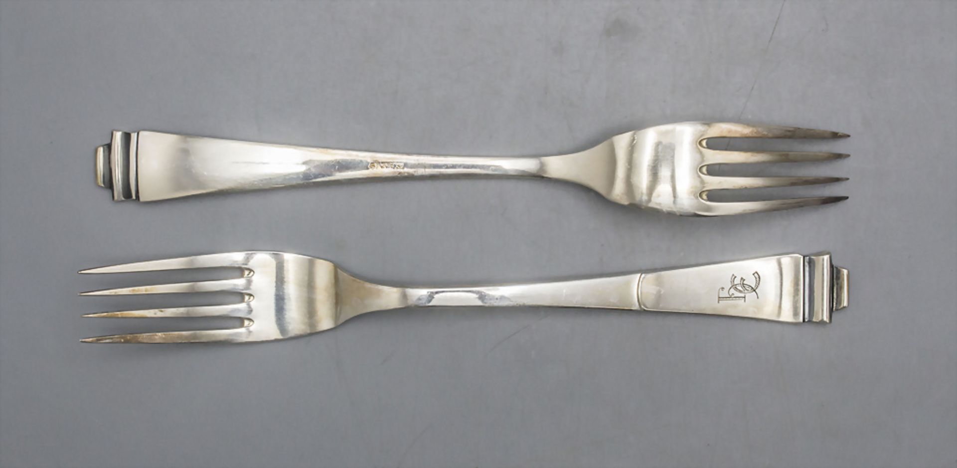 Konvolut Silberbesteck / A set of silver cutlery - Bild 6 aus 8