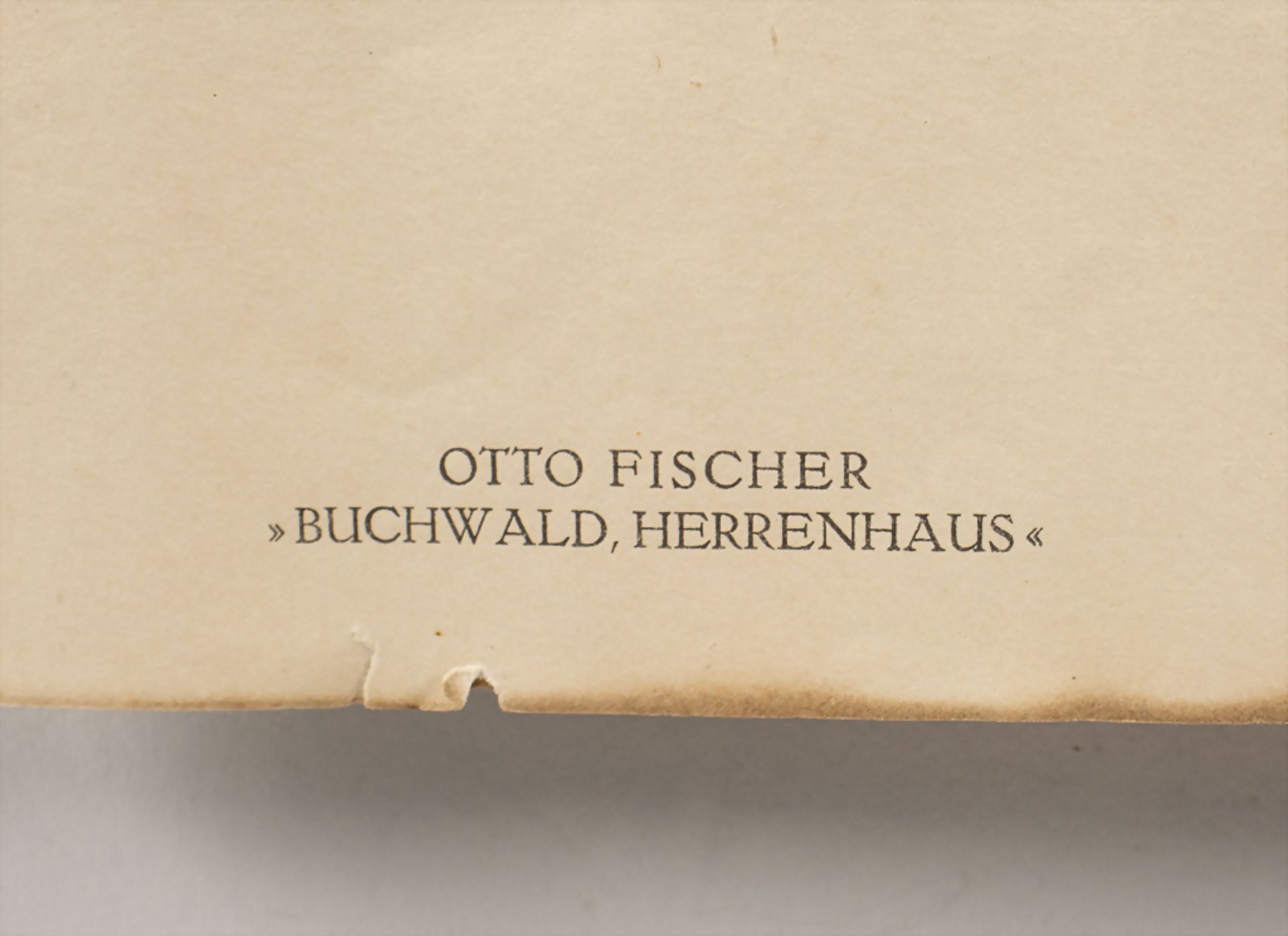 Otto FISCHER (1882- 1962), 'Buchwald Herrenhaus', Jahrbuch der Originalgraphik, Berlin, 1919 - Bild 5 aus 5