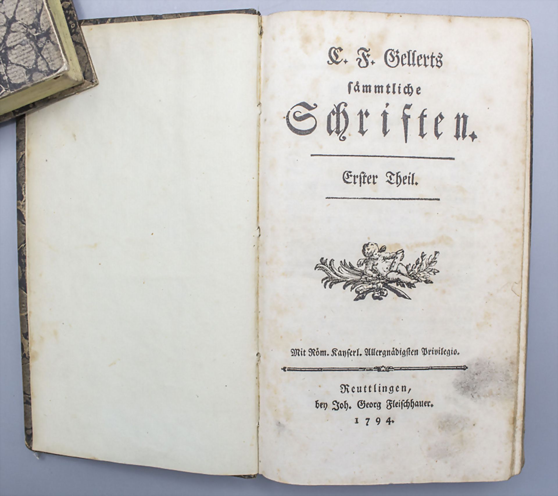 C.F. Gellert, 'Sämtliche Schriften in 10 Teilen', 1794-1796 - Image 2 of 6