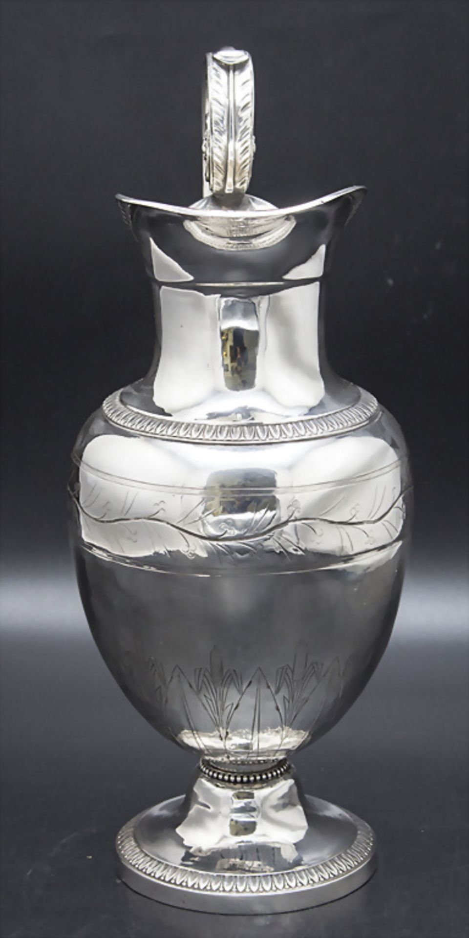 Schenkkrug / A silver jug, Louis Manaut, Paris, 1829-1839 - Bild 2 aus 7
