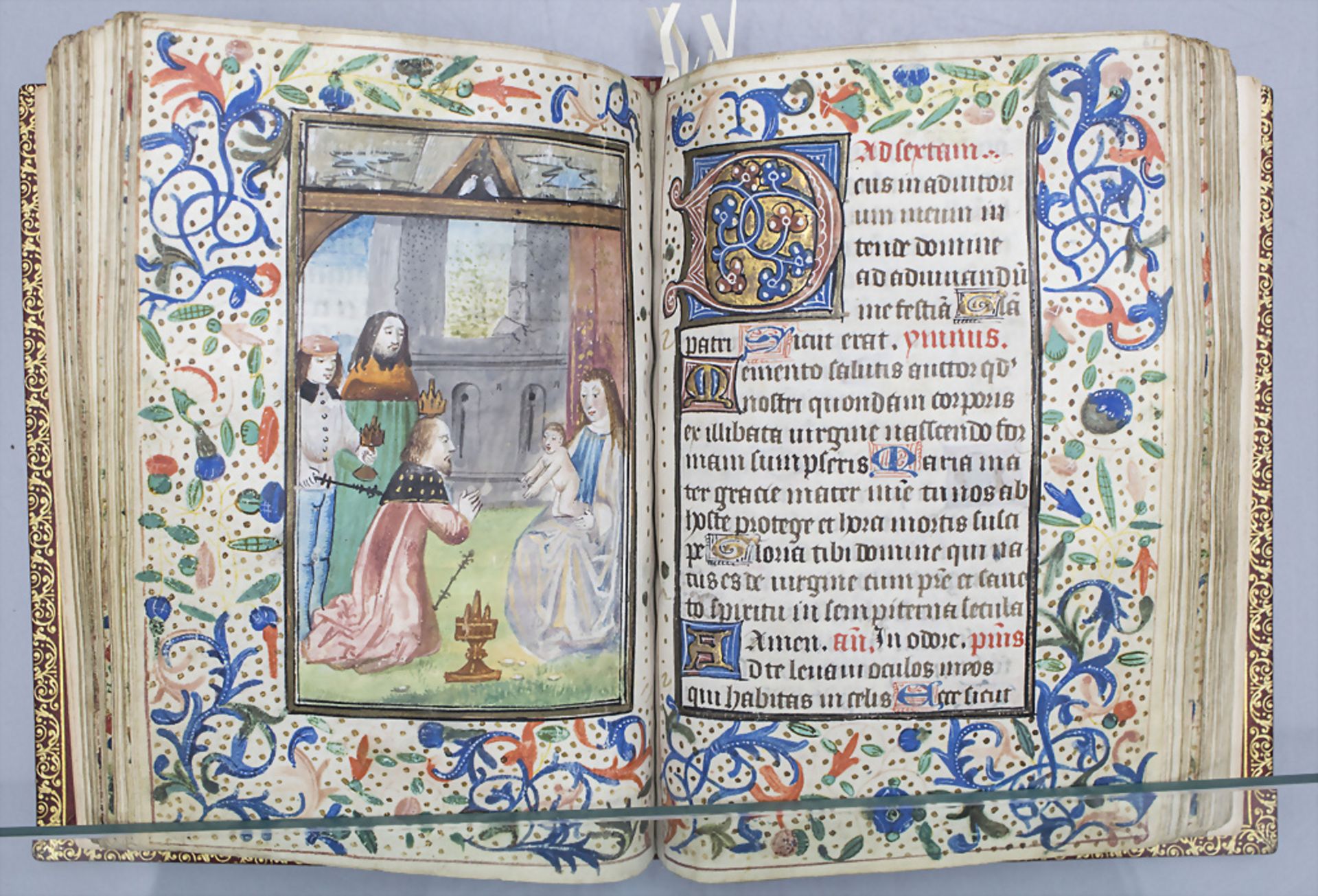 Pracht-Manuskript, Stundenbuch / A gothic splendid book of hours with illuminations, wohl ... - Bild 19 aus 33