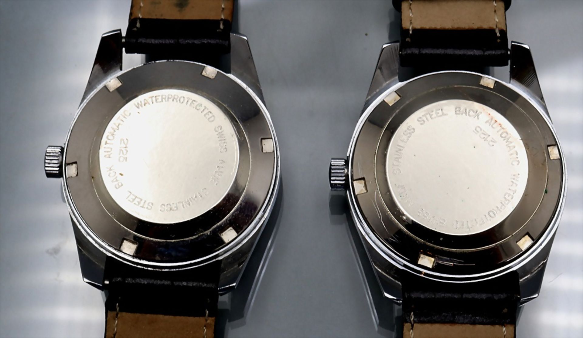 Zwei Herrenarmbanduhren / Two men's wristwatches, Corcel - Image 5 of 7