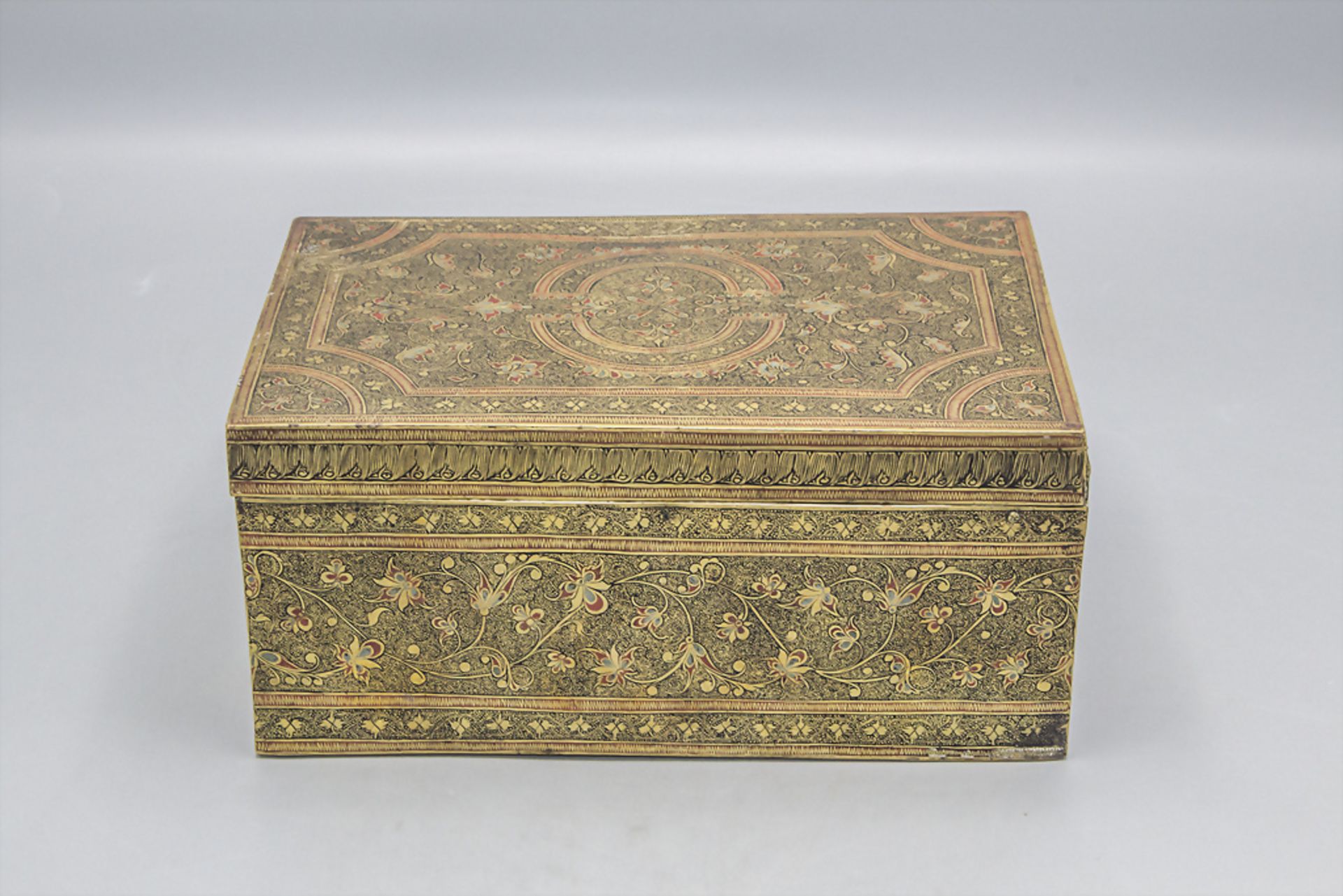 Schatulle / A casket, Indien, um 1900 - Image 2 of 6